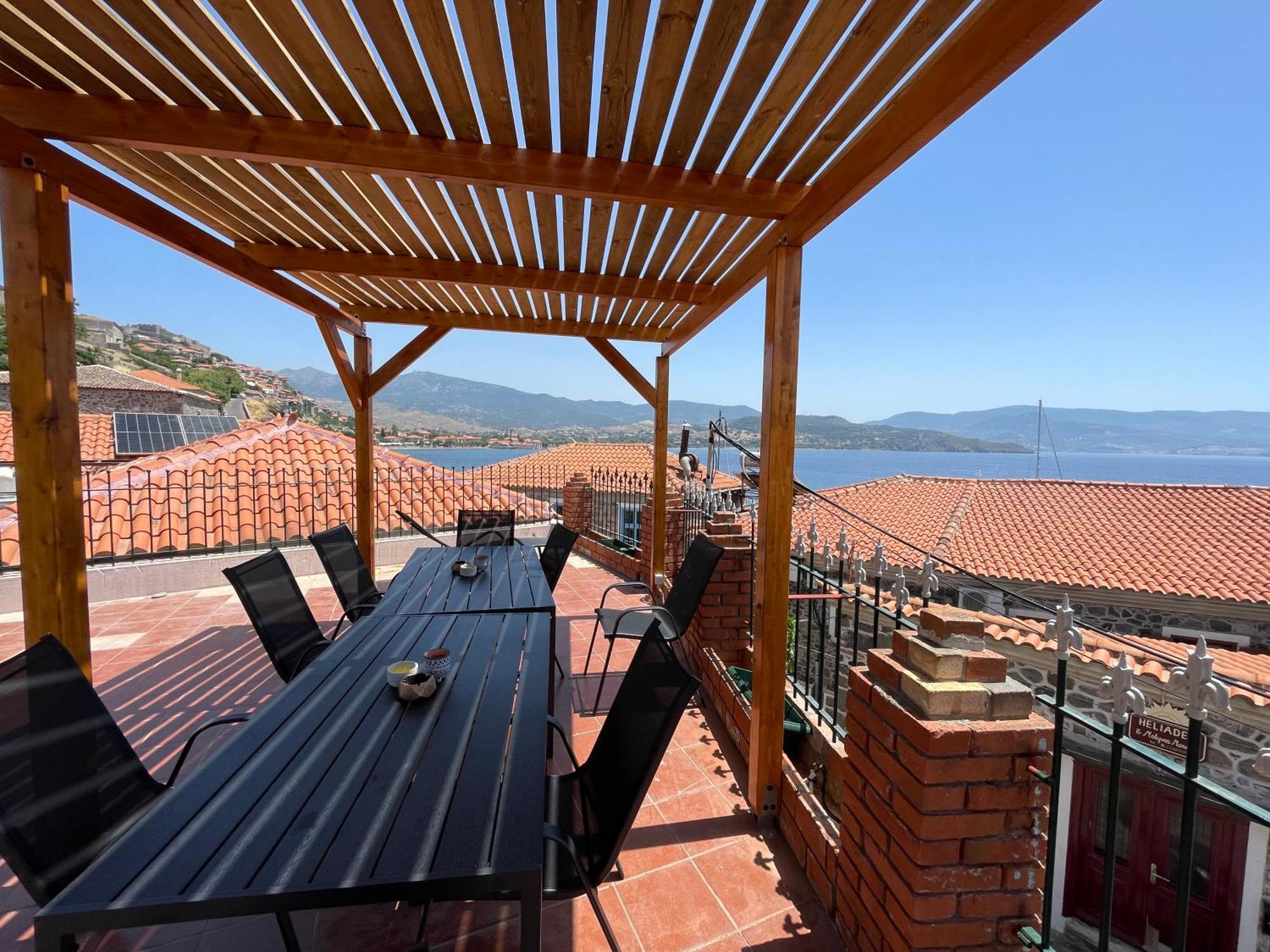 Q Apartments Molyvos Mithimna Exterior foto